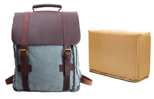 Canvas DSLR Camera Bag, Women Backpack, School Backpacks - echopurse