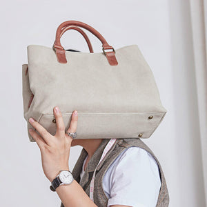 Canvas Tote Bag, Crossbody Bag, Vintage Style Handbags, Diaper Bag NX087 - echopurse