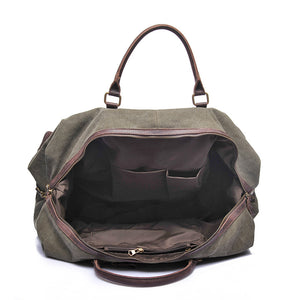 Canvas Travel Bags Vintage Duffle Bags Travel Handbags Shoulder Duffel Bags Mens Holdall Christmas Gifts - echopurse