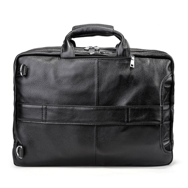 Top grain cheap leather laptop bag