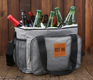 Personalized Groomsmen Gift Cooler Bag, Engraved Beer Cooler Bag, Best Man Insulated Bag, Wedding Party Gift, Golf Cooler, Lunch Cooler Bag