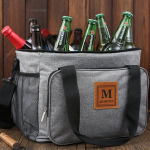 Personalized Groomsmen Gift Cooler Bag, Engraved Beer Cooler Bag, Best Man Insulated Bag, Wedding Party Gift, Golf Cooler, Lunch Cooler Bag