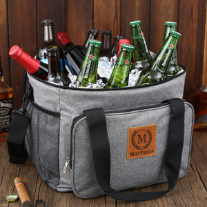 Personalized Groomsmen Gift Cooler Bag, Engraved Beer Cooler Bag, Best Man Insulated Bag, Wedding Party Gift, Golf Cooler, Lunch Cooler Bag