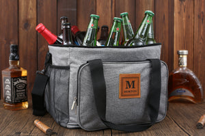 Personalized Groomsmen Gift Cooler Bag, Engraved Beer Cooler Bag, Best Man Insulated Bag, Wedding Party Gift, Golf Cooler, Lunch Cooler Bag
