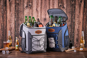 Personalized Groom Gift, Groomsmen Beer Cooler Backpack, Engraved Hiking Beach Picnic Cooler