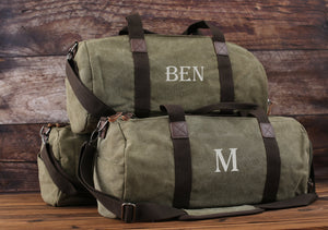 BULK SALE Groomsmen Gift Duffle Bag, Set of 5+ Men's Duffle Bag, Overnight Bag, Weekender Bag