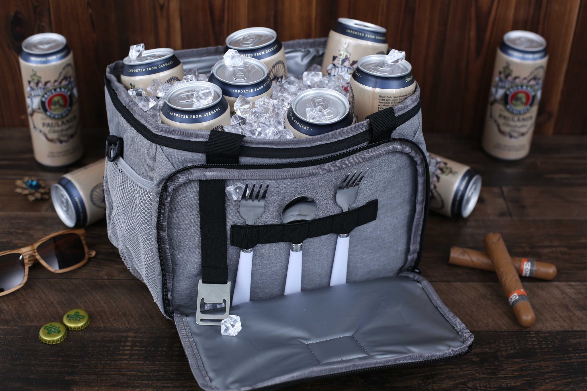 Personalized Beer Cooler Bag, Groomsmen Gift, Monogrammed