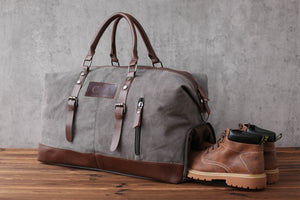 Personalized Groomsmen Gifts, Weekend Flight Bag with Shoe Pouch, Travel Duffel Bag,Christmas Gifts