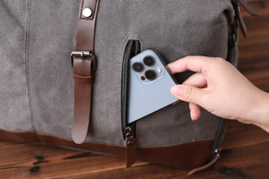 Personalized Groomsmen Gifts, Weekend Flight Bag with Shoe Pouch, Travel Duffel Bag,Christmas Gifts