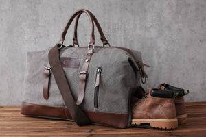 Personalized Groomsmen Gifts, Weekend Flight Bag with Shoe Pouch, Travel Duffel Bag,Christmas Gifts