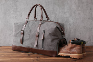 Personalized Groomsmen Gifts, Weekend Flight Bag with Shoe Pouch, Travel Duffel Bag,Christmas Gifts