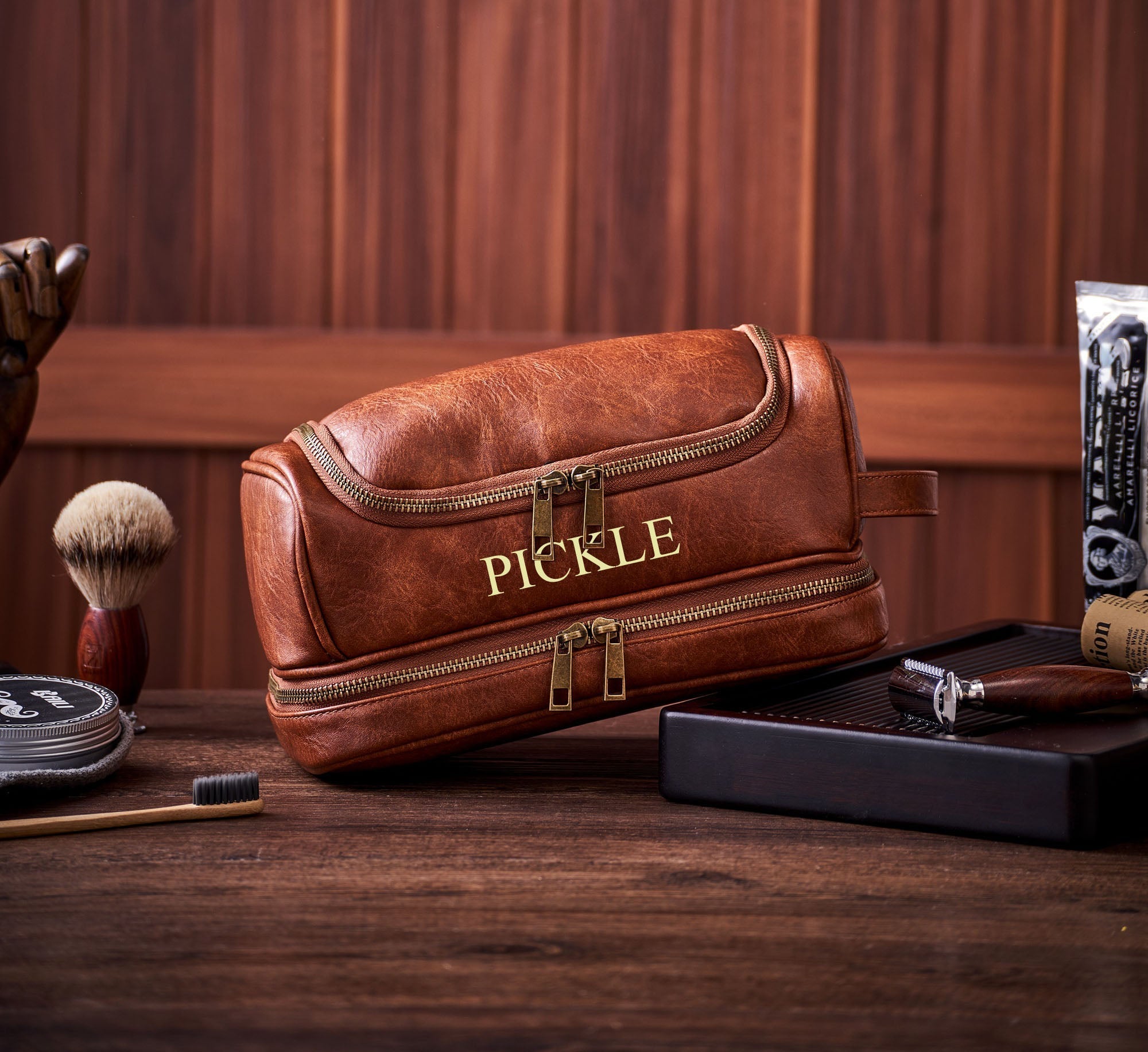 Personalized Groomsmen Gifts Gifts For Men Hanging On Toiletry