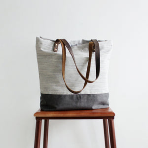 Canvas Tote Bag, Ladies Accessory Purse, Cotton Designer Handbag, Gifts for Mom, Beach Bag - echopurse