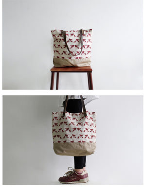 Canvas Tote Bags, Ladies Handbags, Handmade Gifts For Girlfriend, Birthday Gift, Best Christmas Gift - echopurse