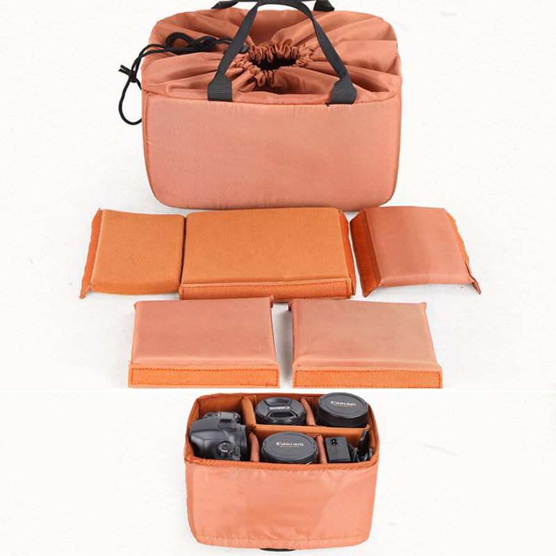 Canvas Waterproof Camera Backpack Canvas DSLR Camera Backpack Travel Backpack QSM3036 - echopurse