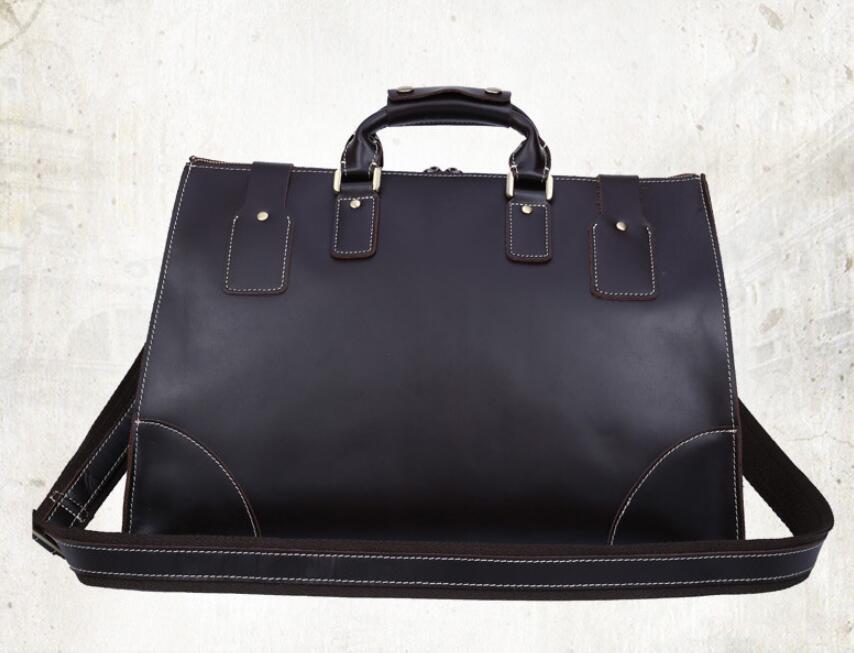 Christmas Gifts Leather Duffle Bag Large Weekender Bag Vintage Overnight Bag Men Travel Bag - echopurse