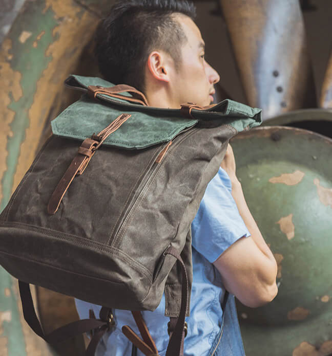 Vintage backpacks for school discount