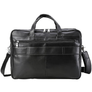 Full Grain Leather Business Briefcase Men Laptop Tote Bag Shoulder Messenger Bags - echopurse