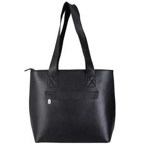 Full Grain Leather Tote Bag Stylish Briefcase Large Capacity Men's Shoulder Bag - echopurse