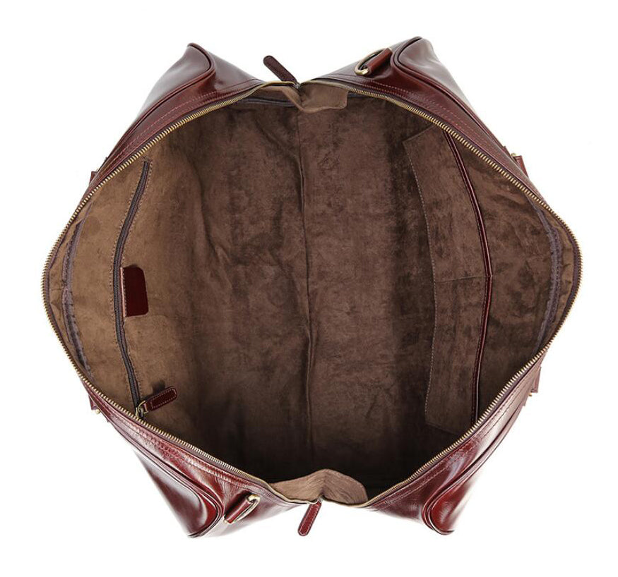 Gifts For Him Full Grain Leather Men's Travel Bag Men's Weekend Bag Leather Duffle Bag Hold All Bag - echopurse