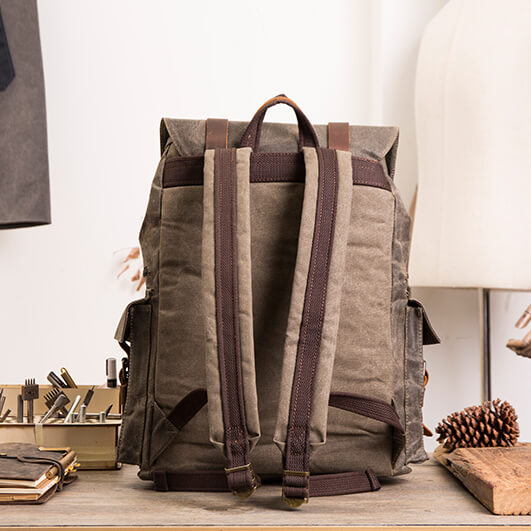 Women's Backpack, Top Grain Leather Handbag, Soft Leather Shoulder Bag SD438