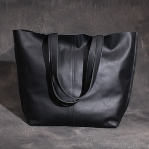 Large Tote Bag, Women's Handbag, Vintage Leather Bag, Shopping Purse 8932 - echopurse