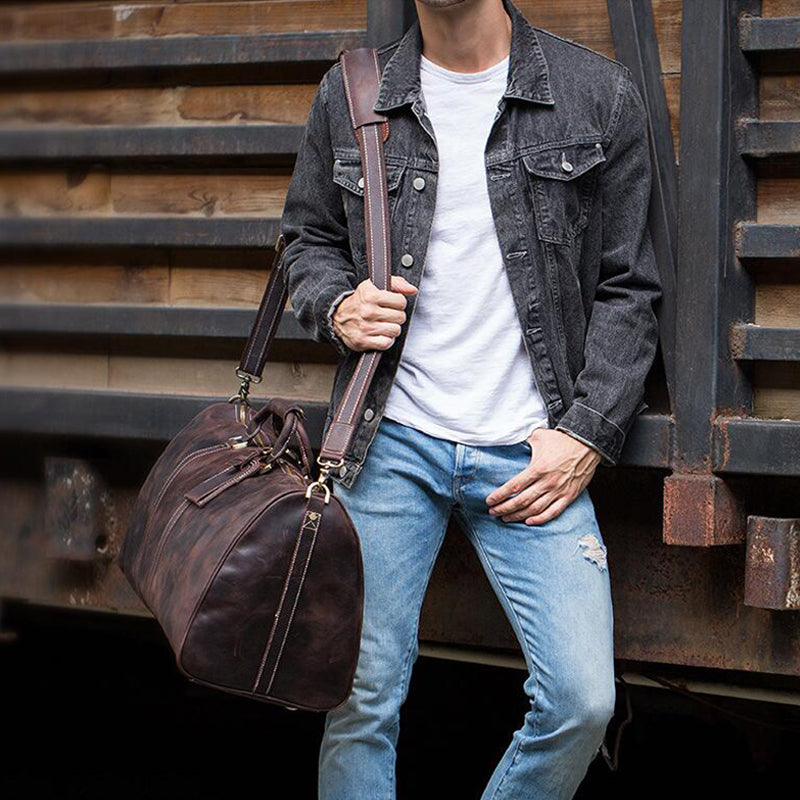 Mens fashion duffle discount bag