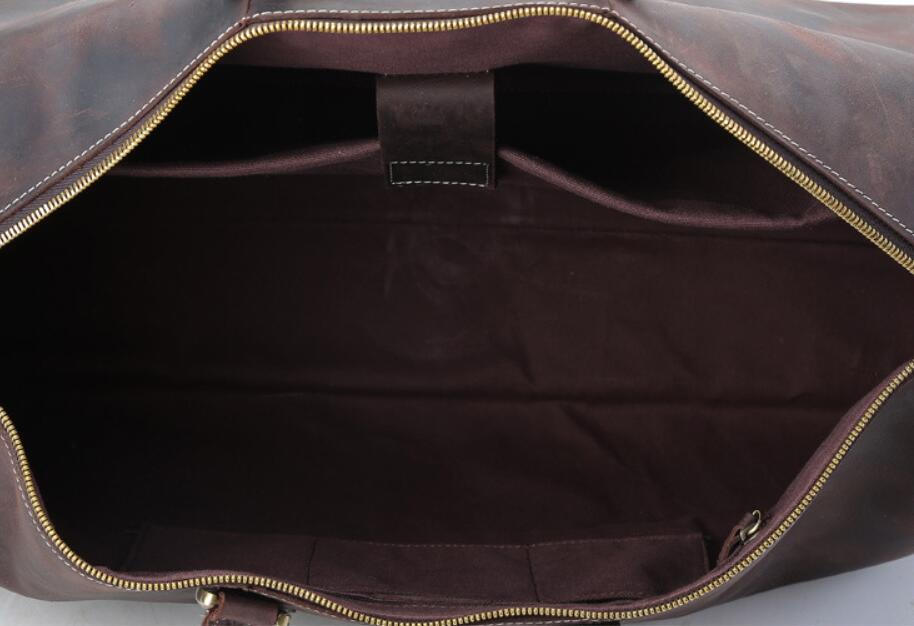 Leather Duffle Bag Weekender Bag Travel Bag Men Overnight Bag Large  Capacity Tote Duffel Bag