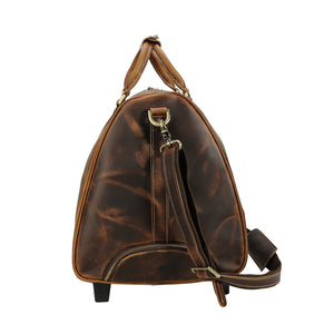 Leather Luggage Bag Travel Bag Duffel Bag Vintage Weekender Bag Men Duffle Bag Christmas Gifts - echopurse