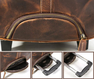 Leather Luggage Bag Travel Bag Duffel Bag Vintage Weekender Bag Men Duffle Bag Christmas Gifts - echopurse