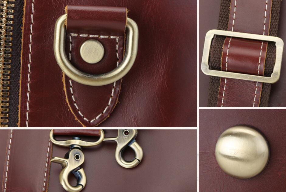 Leather Tote Travel Bag Men Weekender Bag Overnight Bag Shoulder Duffel Bag Leather Luggage Bag - echopurse