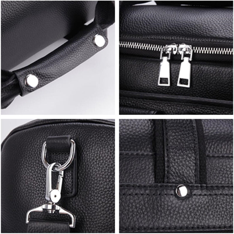 Leather Travel Bag Duffel Bag Gift For Men Shoulder Messenger Duffle Bag Men Business Travel Bag Weekender Bag Overnight Bag - echopurse