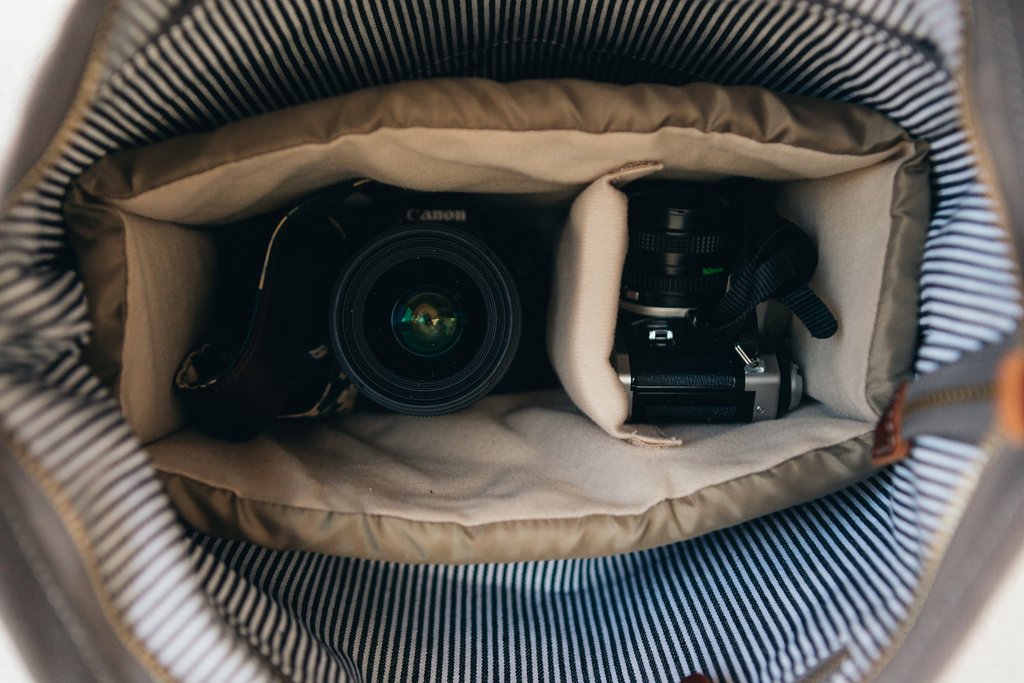 Lightweight Camera Bag DSLR Camera Totes Canvas Tote Bag Diaper Bag