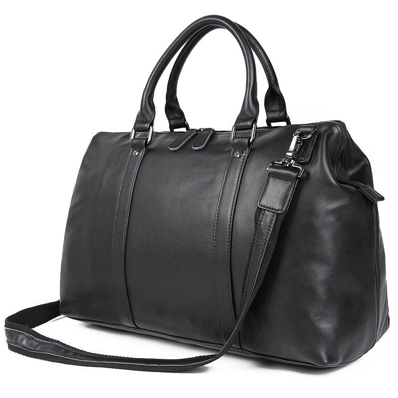 Leather Travel Bag - Men's & Women's Duffle Bag