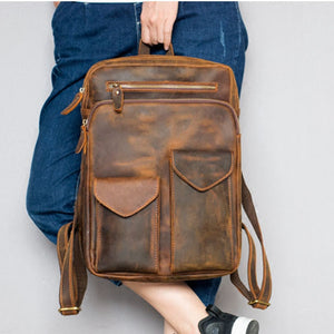 Handmade Backpack Retro Backpack, School Bags, Christmas Gifts - echopurse