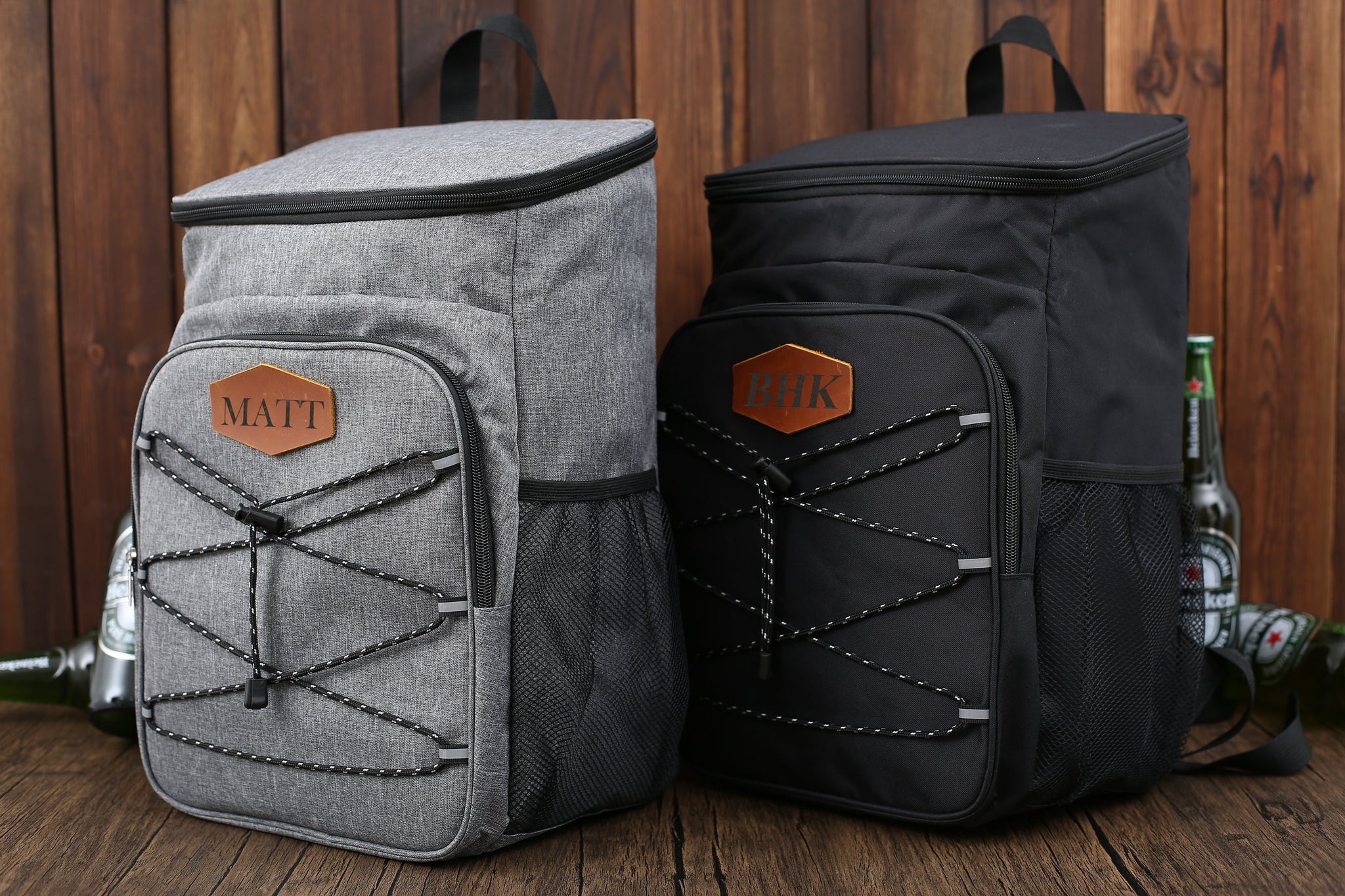 best hiking insulated backpack Personalized Best Man Gift, Groomsmen Insulated Hiking Beach Picnic Beer Cooler Backpack Black / Yes Engrave