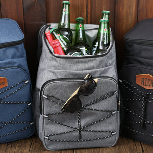 Personalized Best Man Gift, Groomsmen Insulated Hiking Beach Picnic Beer Cooler Backpack