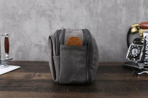 Personalized Groomsmen Toiletry Bag | Canvas Wash Bag | Birthday Gift | Groomsman Gift Dopp Kit