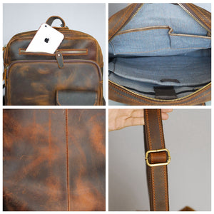 Handmade Backpack Retro Backpack, School Bags, Christmas Gifts - echopurse