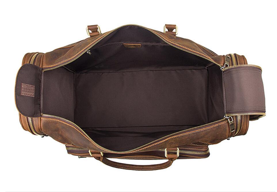 Travel Bag Weekender Bag Duffel Bag Men Overnight Bag Leather Luggage Bag Christmas Gifts - echopurse