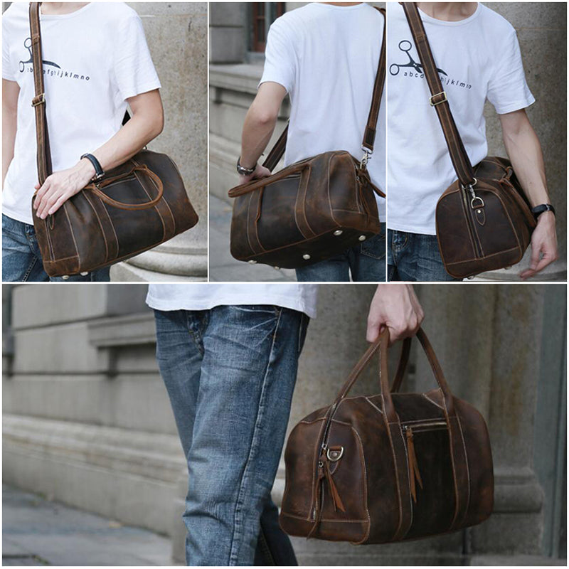 Personalized weekender best sale bag for him