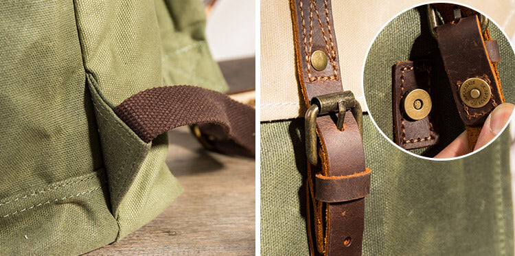 Vintage School Backpack, Laptop Rucksack, Travel Bag BM5191 - echopurse