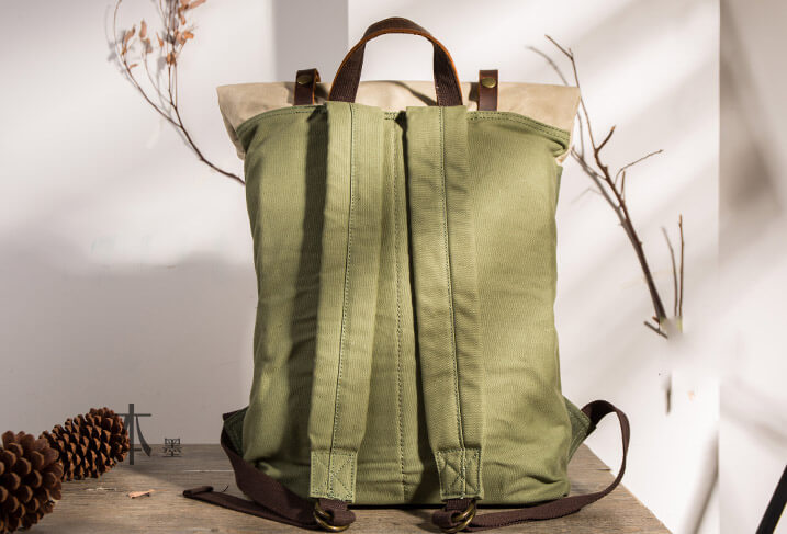 Vintage School Backpack, Laptop Rucksack, Travel Bag BM5191 - echopurse