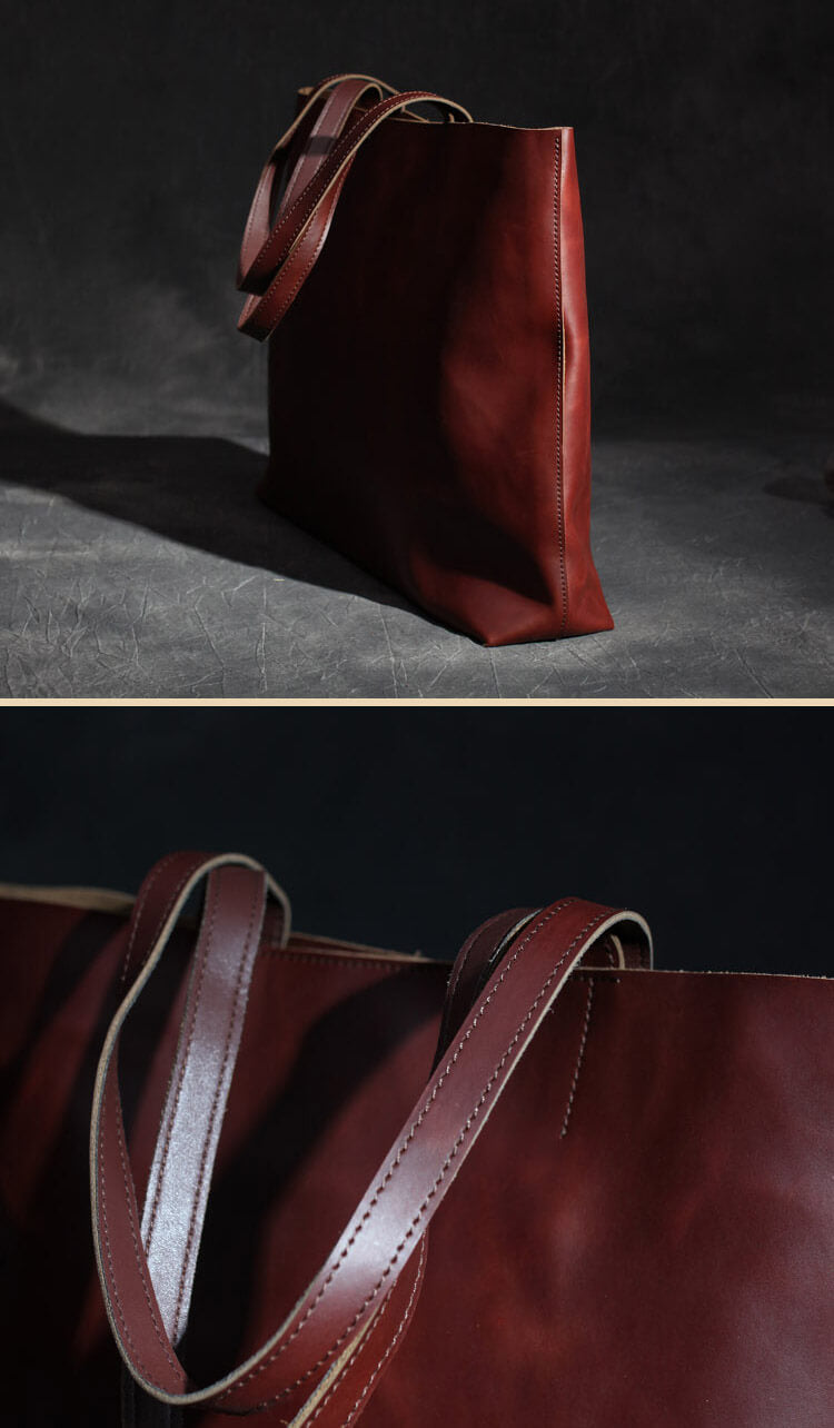 Womens Tote Bags, Handcraft Leather Totes, Vintage Style Handbags, Shopping Bag 1001 - echopurse